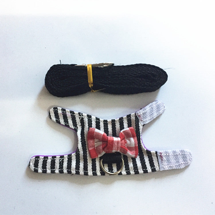 HKM-0042813 Small Animal Chest Strap for Rabbits, Hamsters, Guinea Pigs, Gerbils, and Ferrets - Soft Nylon Sling for Comfortable Walking