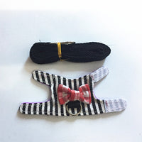 HKM-0042813 Small Animal Chest Strap for Rabbits, Hamsters, Guinea Pigs, Gerbils, and Ferrets - Soft Nylon Sling for Comfortable Walking