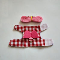 HKM-0042813 Small Animal Chest Strap for Rabbits, Hamsters, Guinea Pigs, Gerbils, and Ferrets - Soft Nylon Sling for Comfortable Walking