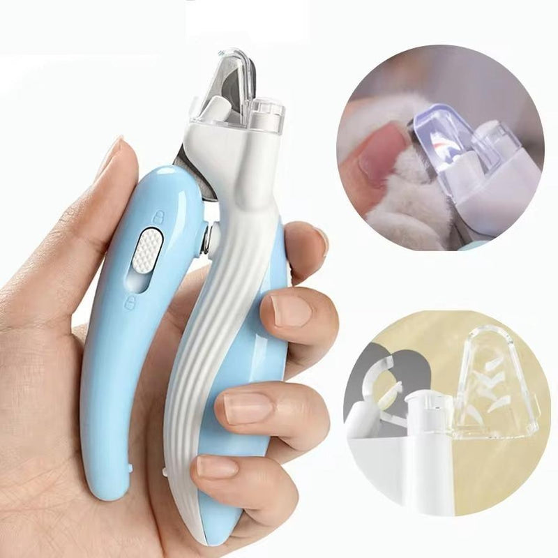 HKM-004307 LED Electric Pet Nail Clippers with Built-in Light for Safe Trimming of Dogs and Cats