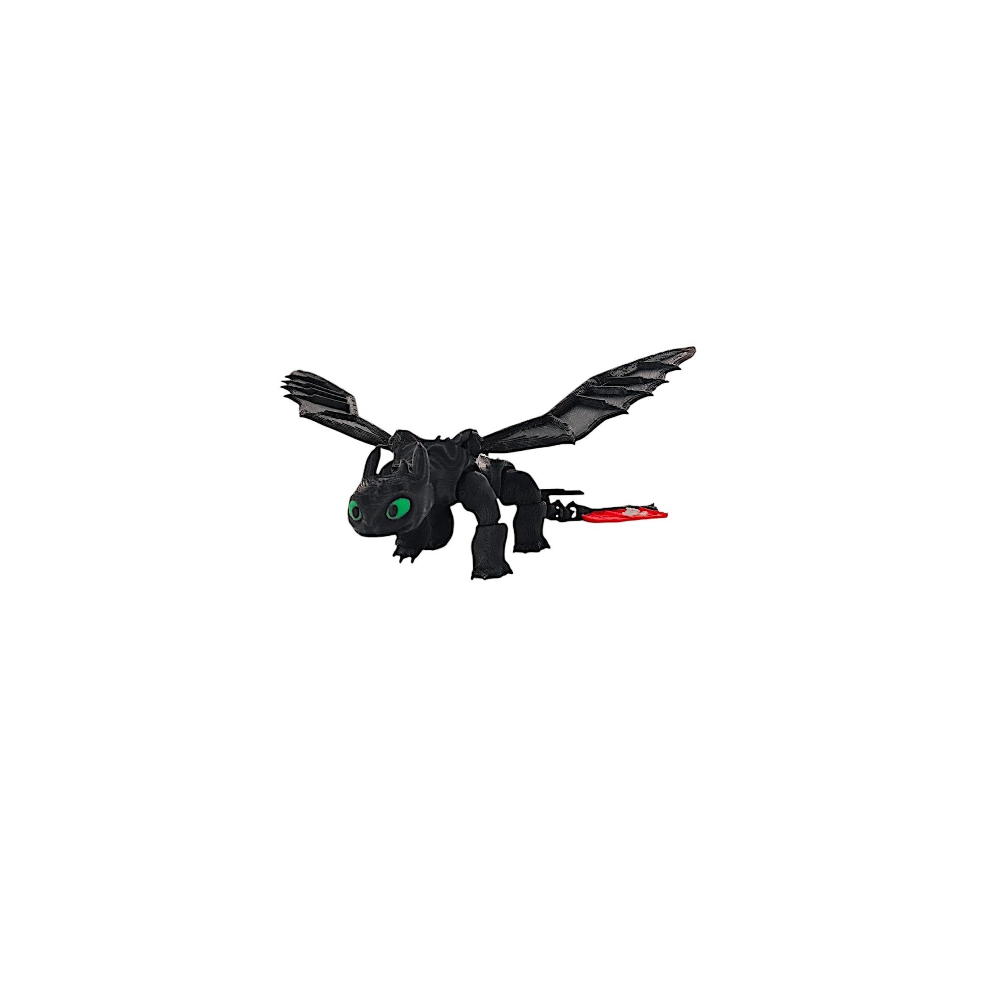 HKM-0044349 Toothless Dragon Figurine with Exquisite Details - Cute & Cool Home Decor Collectible