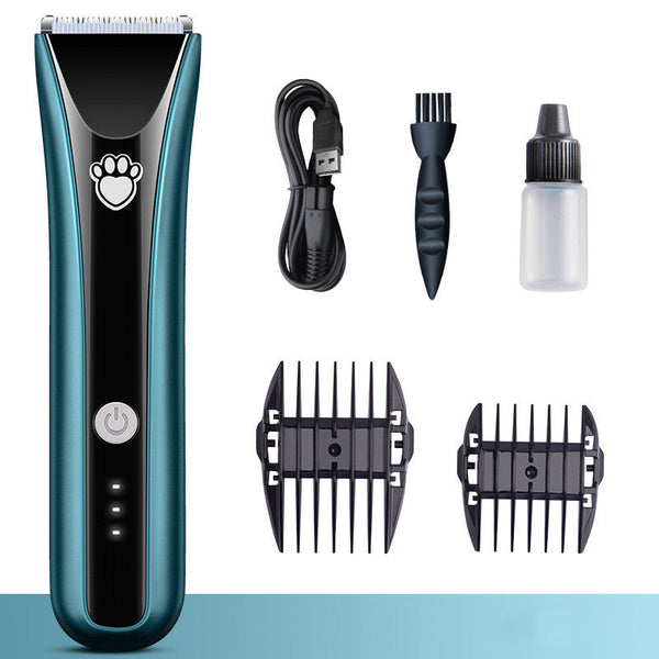 HKM-0045117 Waterproof Electric Pet Shaver with Ceramic Cutter Head and Standard Accessories