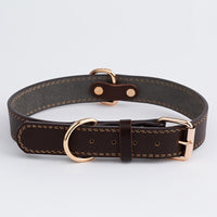 HKM-0045501 Durable PU Leather Cowboy Dog Collar for All Seasons