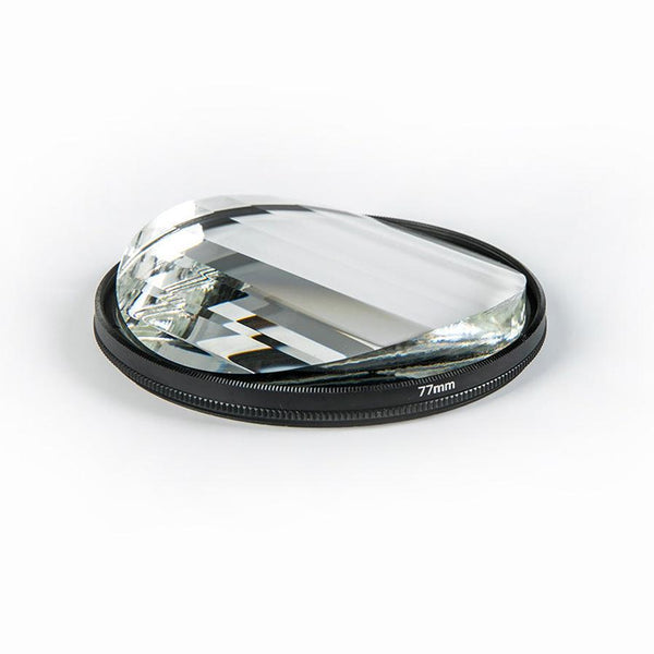 HKM-004627 77mm Glass Prism for Film and Television with Filter Bag and Microfiber Cloth