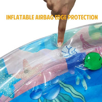 HKM-004691 Eco-friendly Inflatable Tummy Time Water Play Mat for Babies and Kids