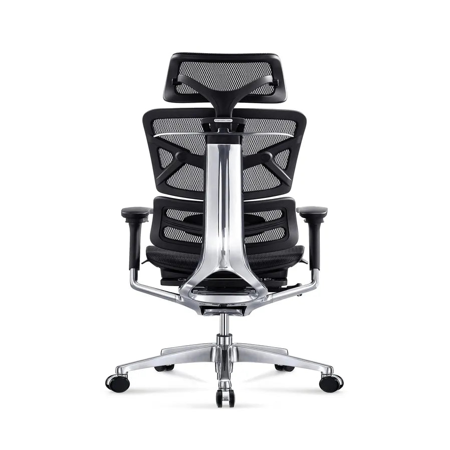 HKM-004691 Ergonomic Adjustable 4D Armrest Mesh Office Chair with High Back and Swivel Design