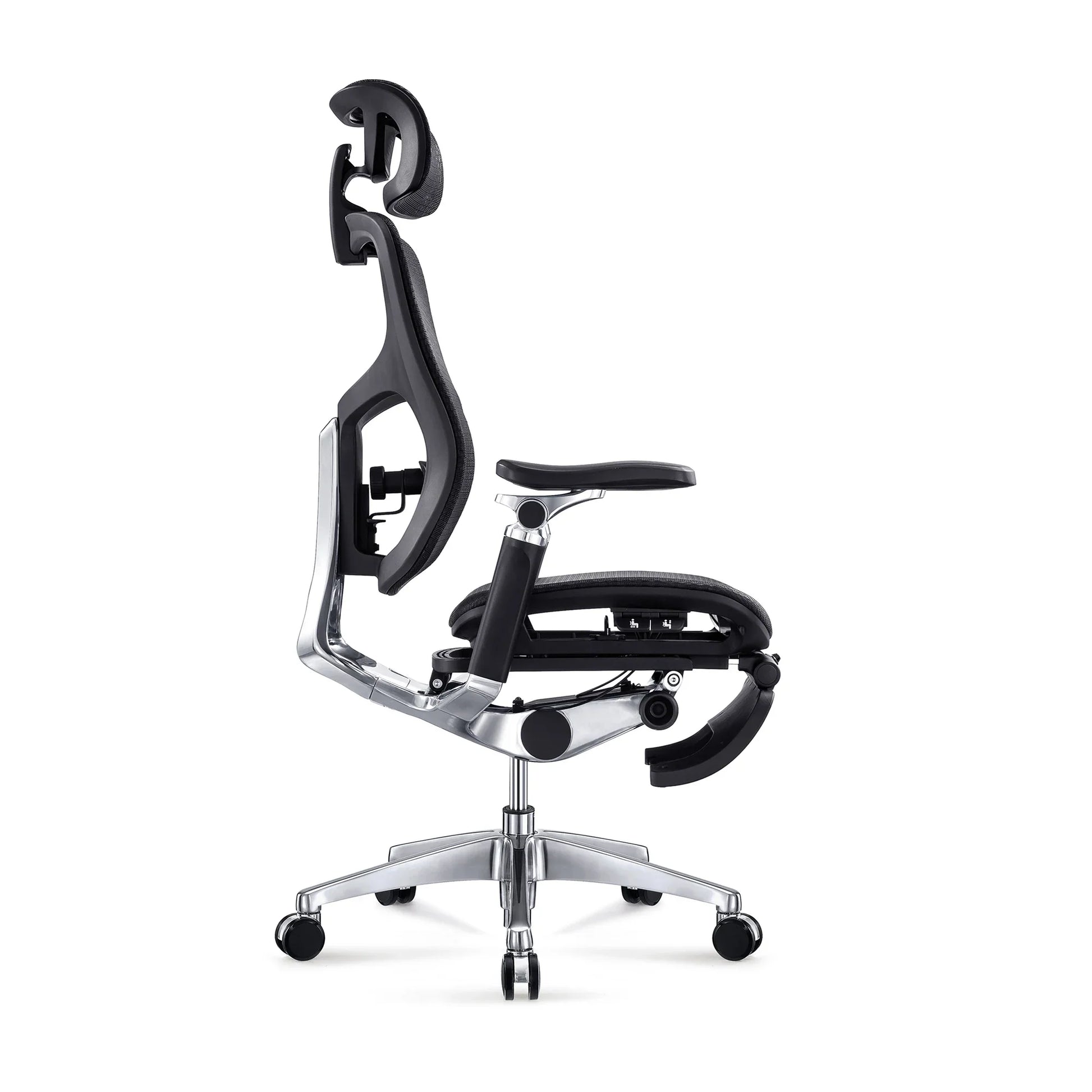 HKM-005011 Luxury Executive Office Chair with Footrest, Ergonomic Swivel Design and 7D Adjustable Armrest