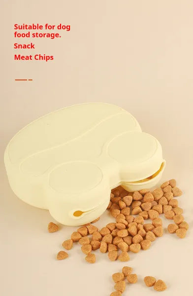 HKM-0050749 Soft Silicone Dog Treat Pouch with Hanging Buckle for Convenient Training and Outdoor Use