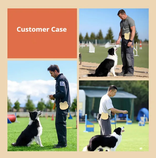 HKM-0050749 Soft Silicone Dog Treat Pouch with Hanging Buckle for Convenient Training and Outdoor Use