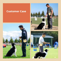 HKM-0050749 Soft Silicone Dog Treat Pouch with Hanging Buckle for Convenient Training and Outdoor Use