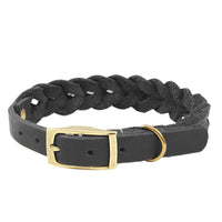 HKM-0051261 Genuine Leather Anti-Pull Dog Leash - Brown & Black Options Available