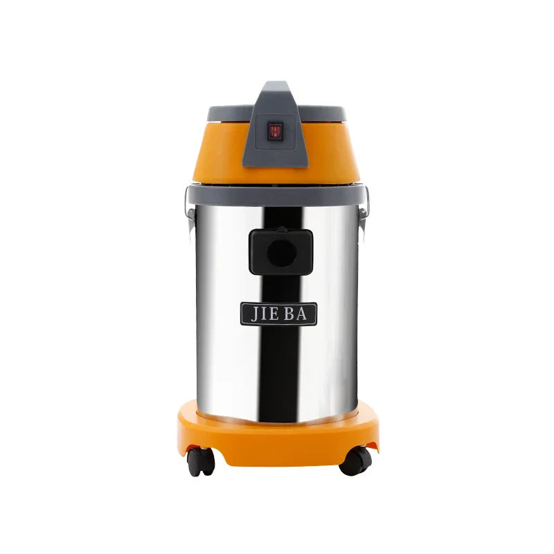 HKM-005139 30L Wet/Dry Vacuum Cleaner with Stainless Steel Tank and Straight Tube Design