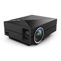 HKM-005267 GM60 Mini Projector with Remote, 1080P Support, Multi-Function Inputs, Compact Design