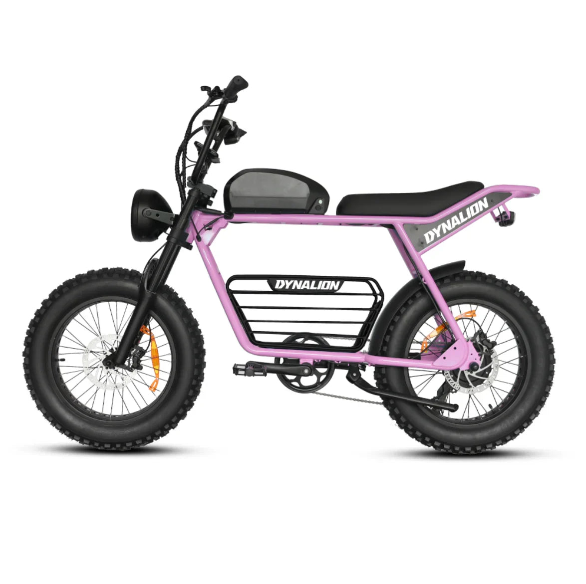 HKM-005331 48V Electric Mountain Bicycle with 7-Speed Gears and Hydraulic Disc Brakes - 20" Fat Tire Hybrid E-Bike