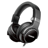 HKM-005459 Enclosed Headphone Monitor with Microphone for Computer Use - White or Black Options