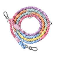 HKM-0054845 Multifunctional Braided Double-Ended Dog Leash for Active Walking