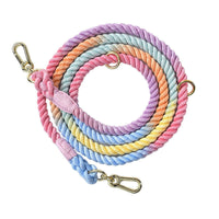 HKM-0054845 Multifunctional Braided Double-Ended Dog Leash for Active Walking