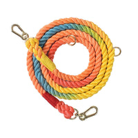 HKM-0054845 Multifunctional Braided Double-Ended Dog Leash for Active Walking