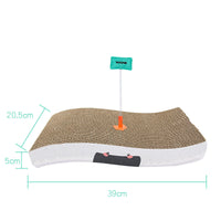 HKM-0055229 Cat Scratching Boards with Random Toy - Onigiri, Sushi, and Salmon Designs