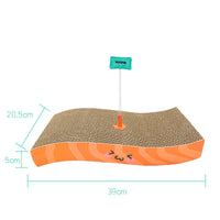 HKM-0055229 Cat Scratching Boards with Random Toy - Onigiri, Sushi, and Salmon Designs