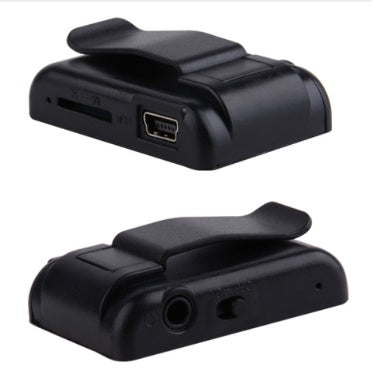 HKM-005587 Portable Mini MP3 Player with Clip, Supports TF Card, Sleek Design, Built-in Rechargeable Battery, USB Connection