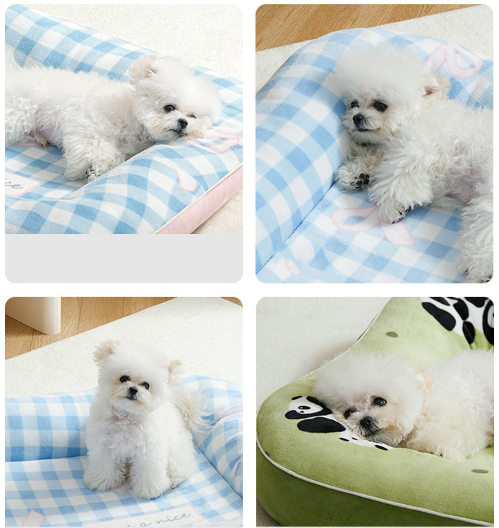 HKM-0056893 All Seasons Small Dog Bed Cushion - Cozy Sleeping Mat for Cats and Dogs
