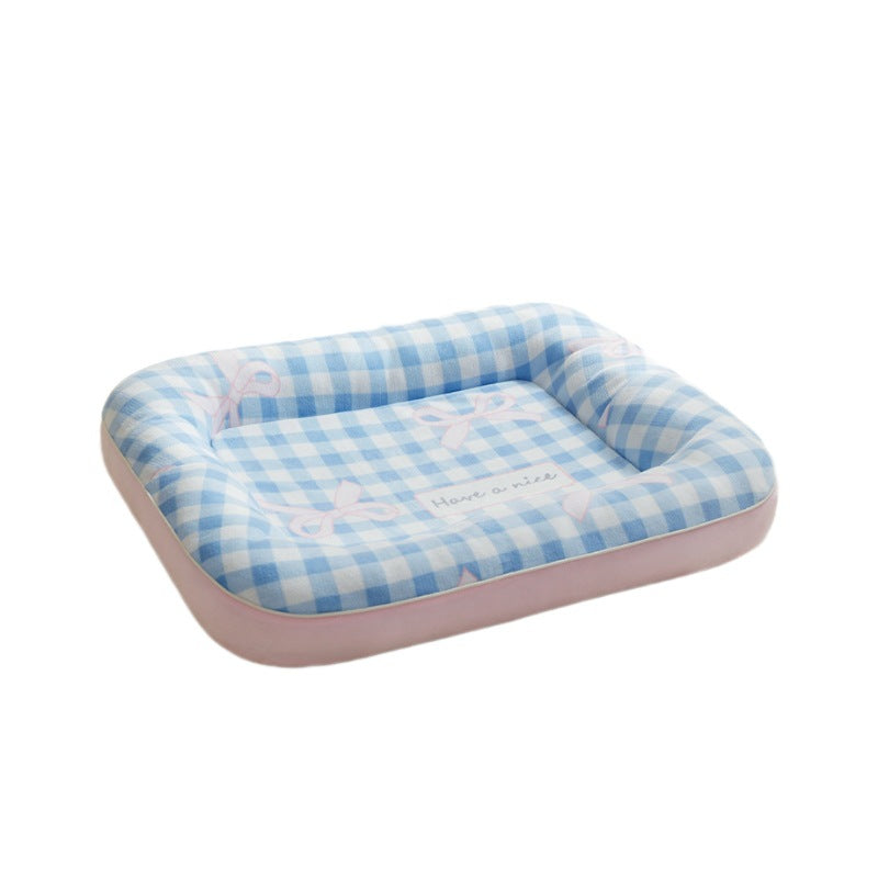 HKM-0056893 All Seasons Small Dog Bed Cushion - Cozy Sleeping Mat for Cats and Dogs