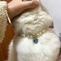 HKM-0057661 Internet Celebrity Cat Themed Pearl Necklace in Various Colors and Sizes