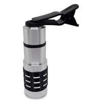 HKM-005779 12X Telescopic Lens with Universal Clip for Smartphones - High-Definition Outdoor Photography Accessory