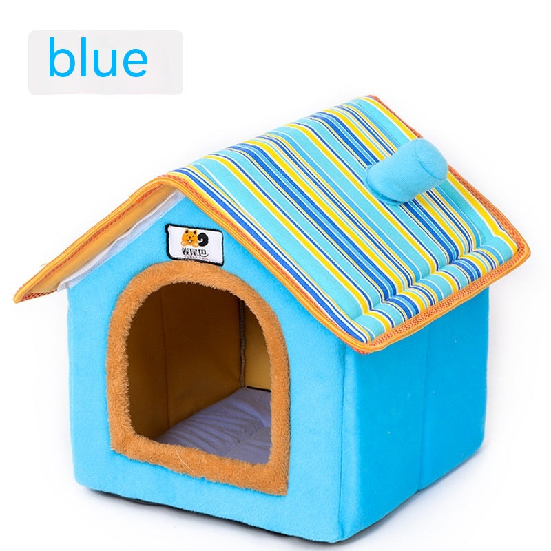 HKM-0059069 Winter Pet Bed with Removable and Washable Cover, Available in Sizes S, M, L