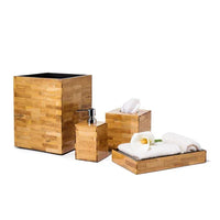 HKM-005971 Water Hyacinth Rattan Bathroom Organiser - Stylish Household Sanitary Item