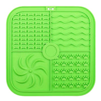 HKM-0060989 Silicone Non-Slip Pet Slow Food Mat with Bottom Suction Cups - Multiple Colors Available