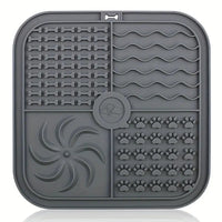 HKM-0060989 Silicone Non-Slip Pet Slow Food Mat with Bottom Suction Cups - Multiple Colors Available