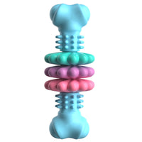 HKM-0061629 Indestructible TPR Dog Chew Toy for Teeth Cleaning and Stress Relief, Suitable for Small to Large Breeds