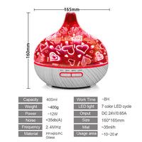 HKM-006227 Home Aroma Diffuser with Mechanical and Remote Control Functions for Spaces up to 10 sqm