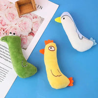 HKM-0062397 Catnip Stuffed Plush Toy for Cats with Sound Paper and Mint Filling