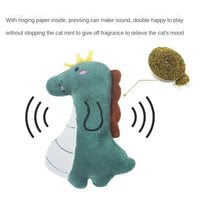 HKM-0062397 Catnip Stuffed Plush Toy for Cats with Sound Paper and Mint Filling