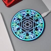 HKM-006419 10W Wireless Charging Pad with LED Indicator and Multiple Color Designs