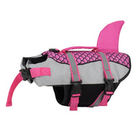 HKM-0064957 High Buoyancy Pet Dog Life Jacket Vest with Handle and Leash Ring - Lightweight and Easy to Use for Swimming