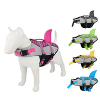 HKM-0064957 High Buoyancy Pet Dog Life Jacket Vest with Handle and Leash Ring - Lightweight and Easy to Use for Swimming