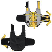 HKM-0064957 High Buoyancy Pet Dog Life Jacket Vest with Handle and Leash Ring - Lightweight and Easy to Use for Swimming