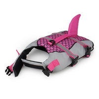 HKM-0064957 High Buoyancy Pet Dog Life Jacket Vest with Handle and Leash Ring - Lightweight and Easy to Use for Swimming