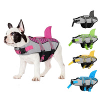 HKM-0064957 High Buoyancy Pet Dog Life Jacket Vest with Handle and Leash Ring - Lightweight and Easy to Use for Swimming