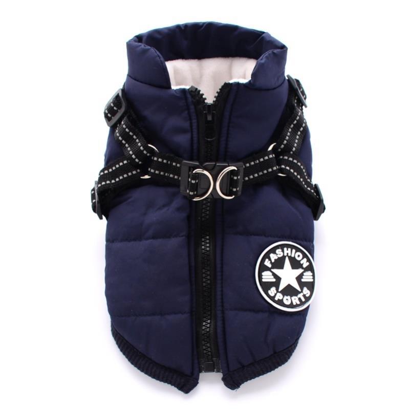 HKM-0065213 Cotton Casual Down Jacket for Pomeranian and Teddy Dogs