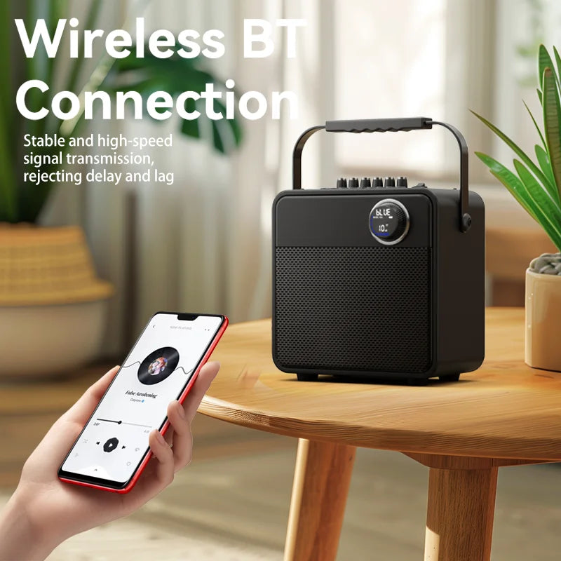 HKM-006547 Portable Bluetooth Speaker with Hi-Fi Stereo Sound for Home and Parties