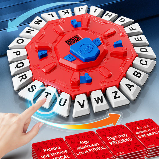 HKM-0065597 Multifunctional Crazy Letter Turntable Game for Emotional and Cognitive Development