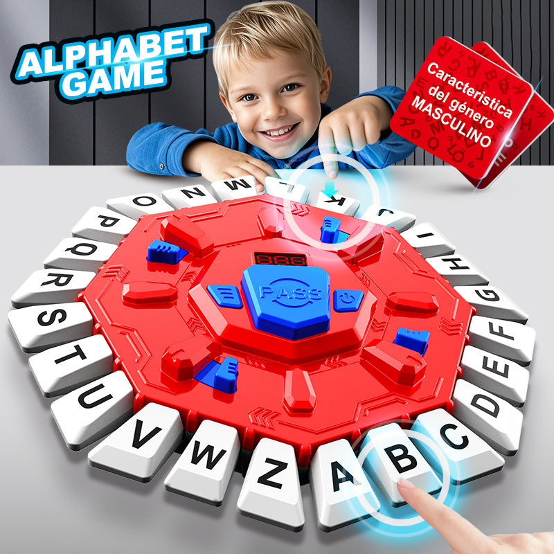 HKM-0065597 Multifunctional Crazy Letter Turntable Game for Emotional and Cognitive Development