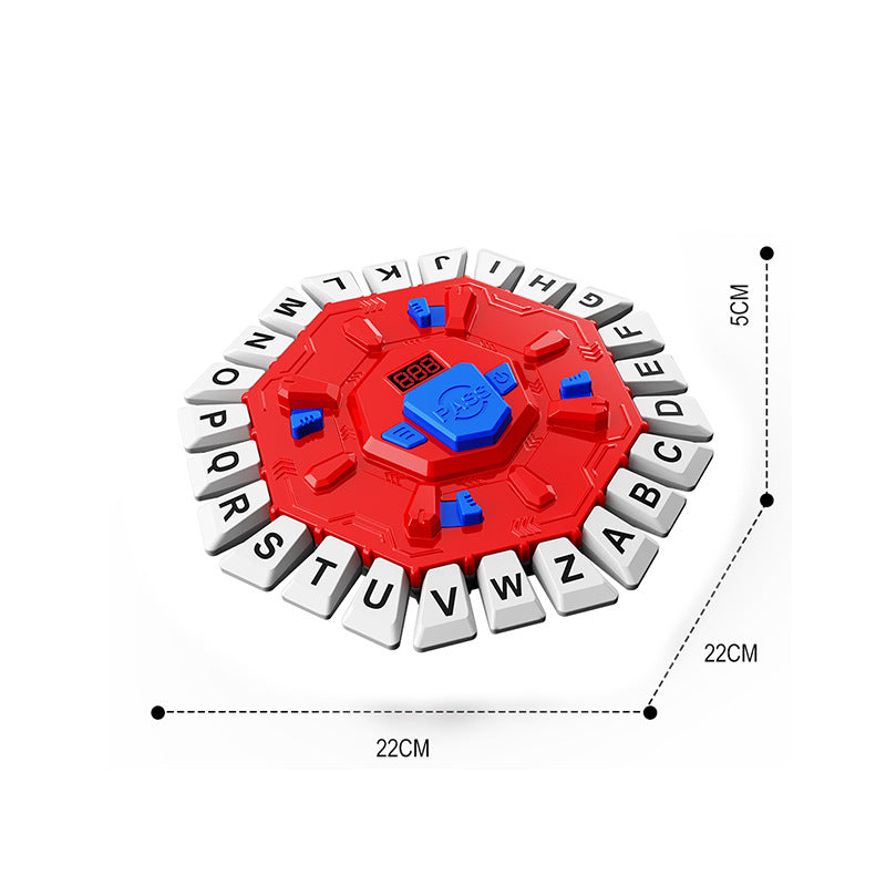 HKM-0065597 Multifunctional Crazy Letter Turntable Game for Emotional and Cognitive Development