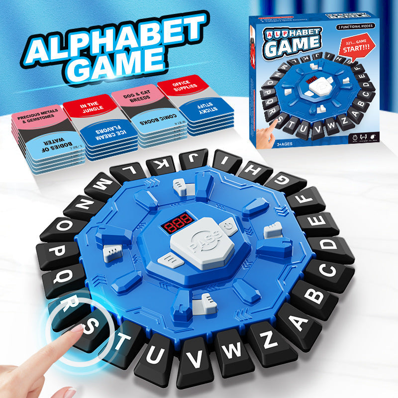 HKM-0065597 Multifunctional Crazy Letter Turntable Game for Emotional and Cognitive Development