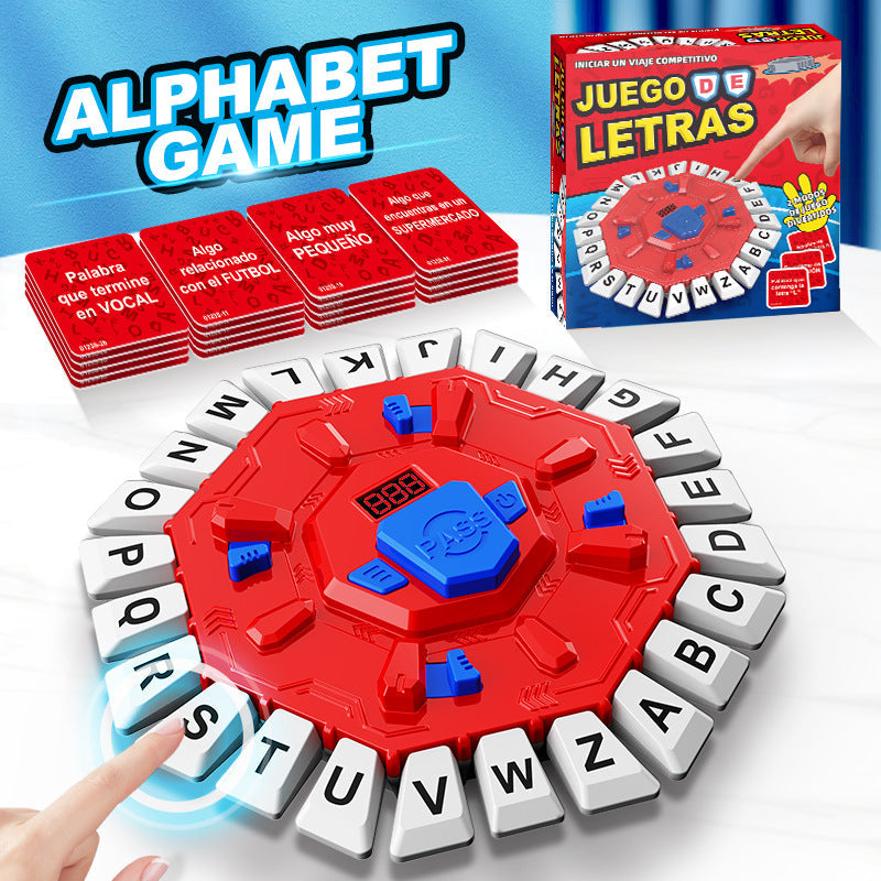 HKM-0065597 Multifunctional Crazy Letter Turntable Game for Emotional and Cognitive Development